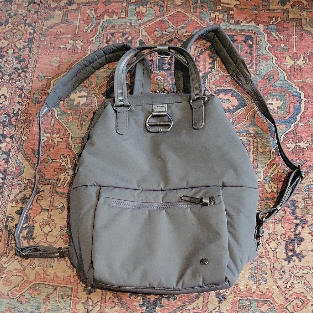 Pacsafe Gray Backpack